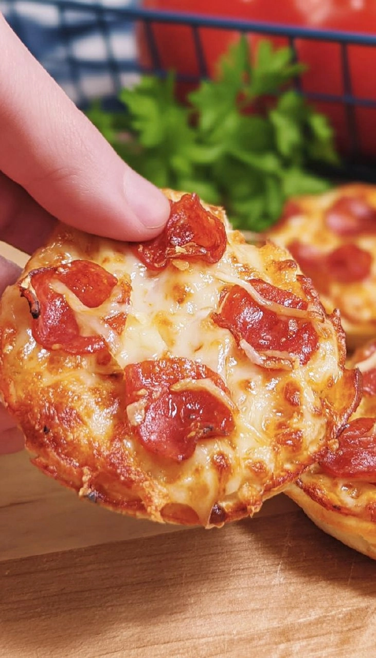 Air Fryer Bagel Pizza