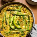 Asparagus-Frittata-with-Goat-Cheese-Sweet-Potatoes-Recipe