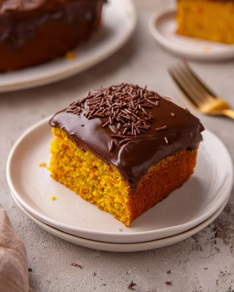 Brazilian-Carrot-Cake-with-Chocolate-Glaze-Recipe