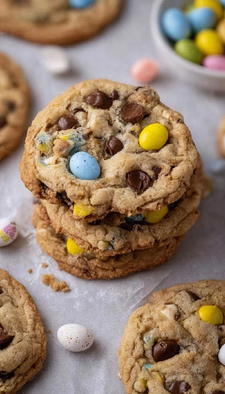 Brown Butter Cadbury Mini Egg Cookies