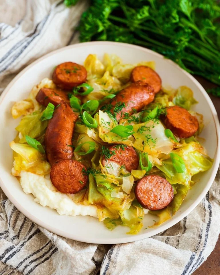 Cabbage and Sausage Skillet 111 Cabbage-and-Sausage-Skillet-Recipe