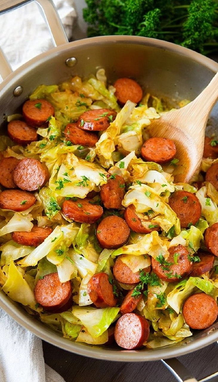 Cabbage and Sausage Skillet 75 Cabbage and Sausage Skillet