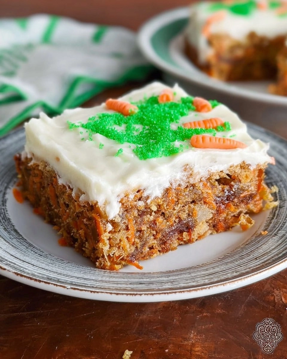 Carrot Cake Bars with Cream Cheese Frosting