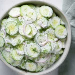 Creamy Cucumber Salad with Sour Cream & Dill 66 Creamy-Cucumber-Salad-with-Sour-Cream-Dill-Recipe