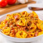 Crockpot-Bacon-Cheeseburger-Tortellini-Recipe