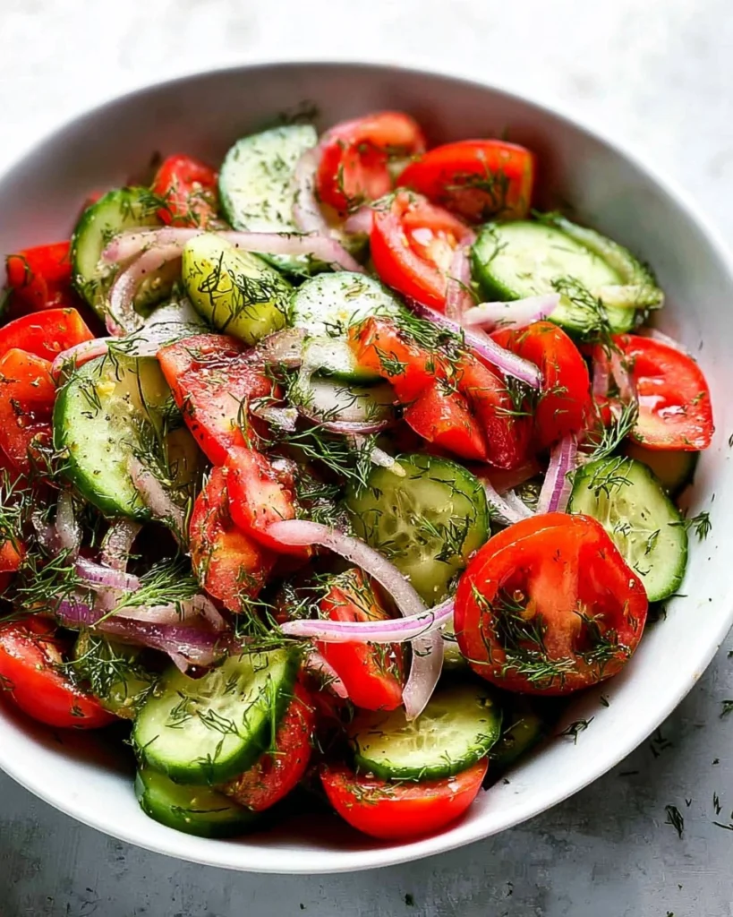 Easy-Cucumber-Tomato-Dill-Salad-Recipe