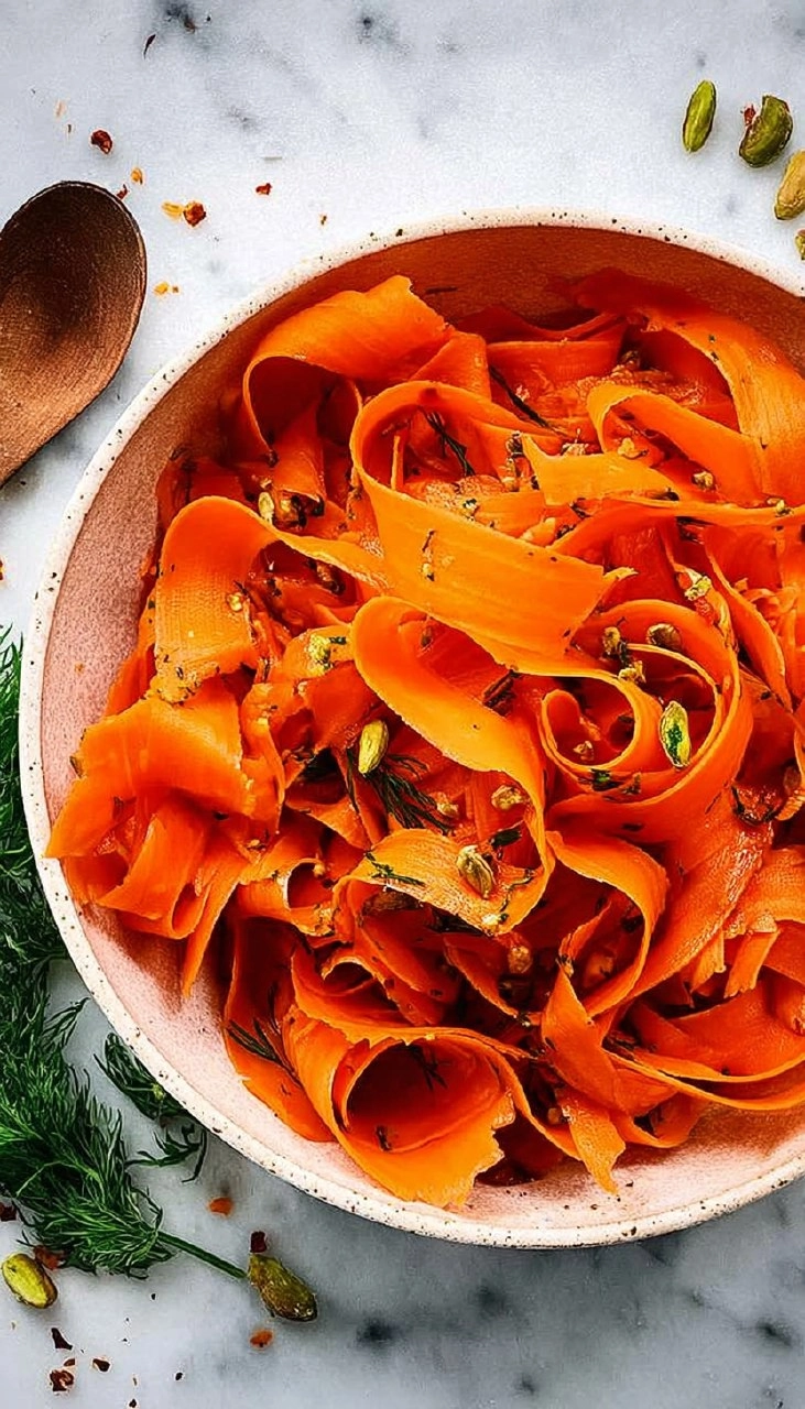 Fresh Carrot Ribbon Salad