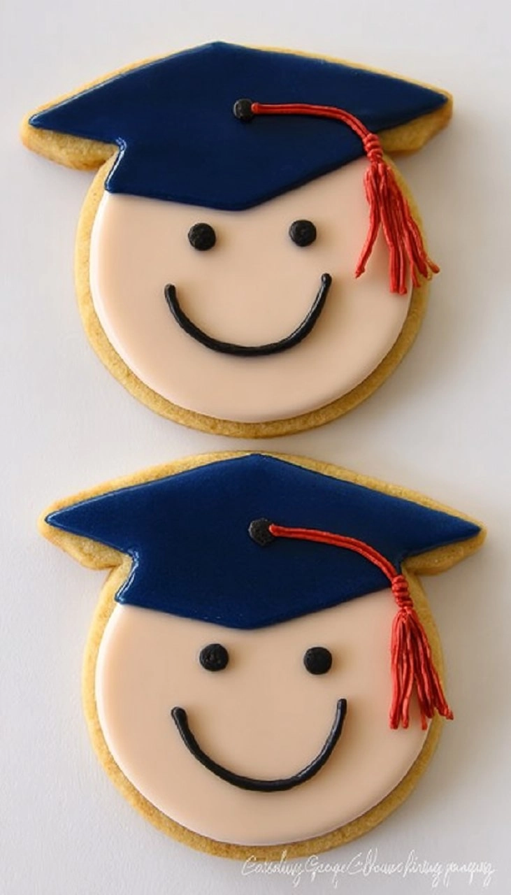 Graduation Cap & Diploma Sugar Cookies 145 Graduation Cap & Diploma Sugar Cookies