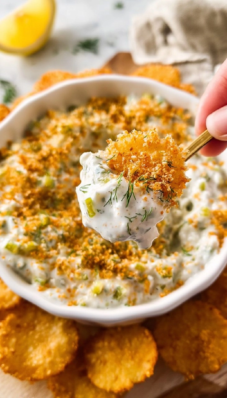 High-Protein Fried Pickle Dip (Viral Recipe)