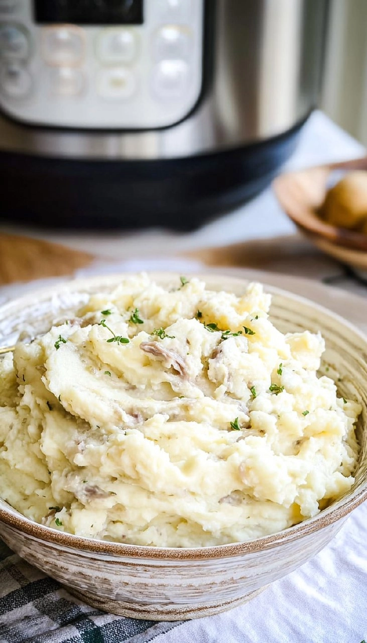 Make Ahead Crockpot Mashed Potatoes