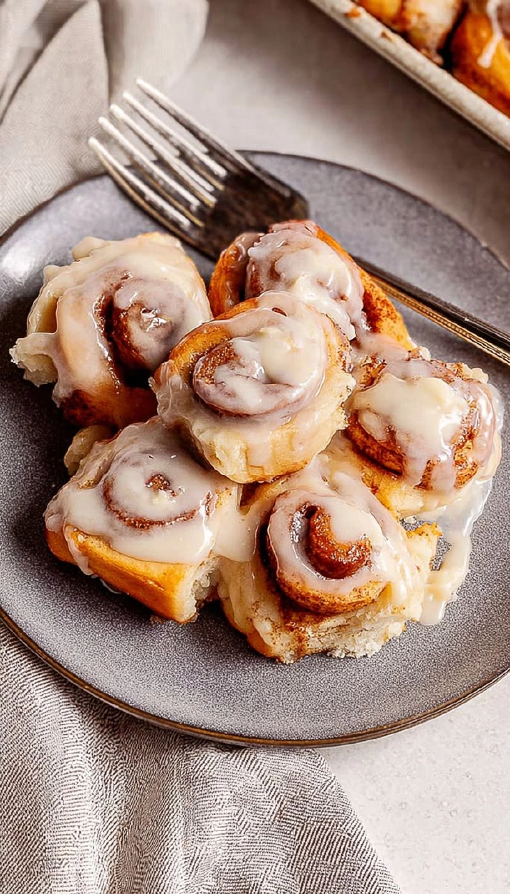Mini Cinnamon Rolls (Pillowy Soft)