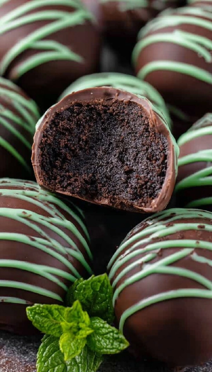 Mint Oreo Truffles