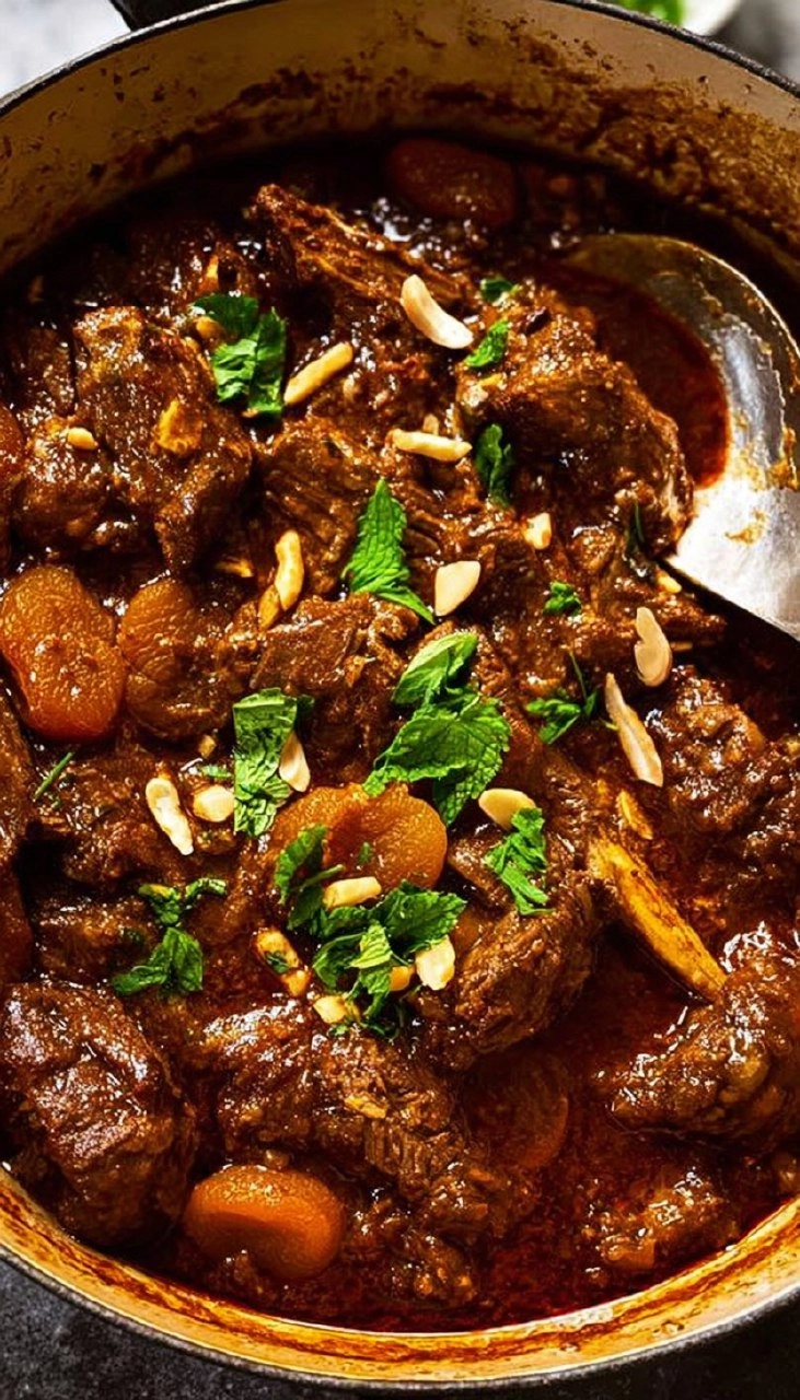 Moroccan Lamb Tagine | Slow-Braised Easter Centerpiece with Apricots & Spices