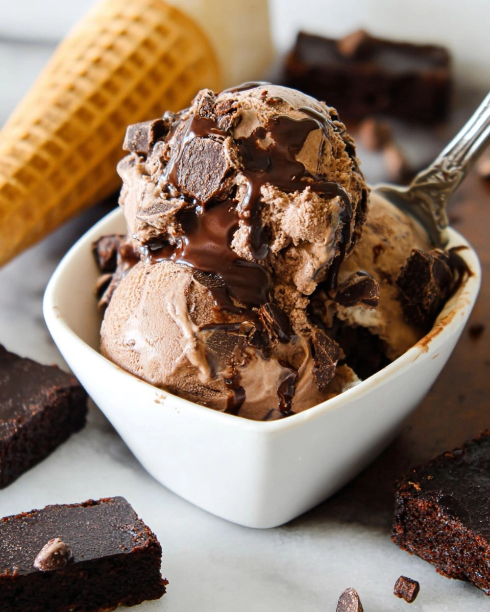 No Churn Chocolate Fudge Brownie Ice Cream 5 No-Churn-Chocolate-Fudge-Brownie-Ice-Cream-Recipe