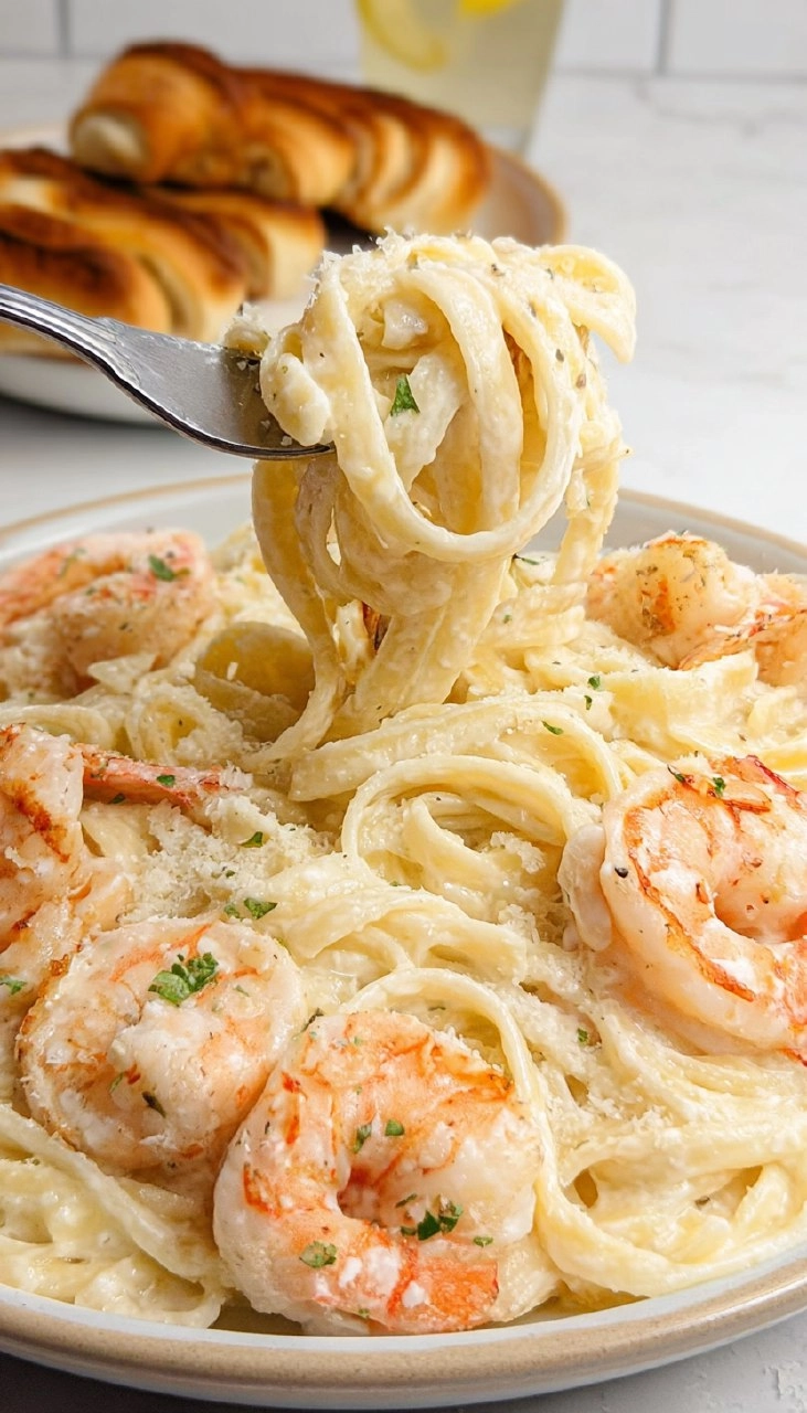 Shrimp Alfredo Pasta 127 Shrimp Alfredo Pasta