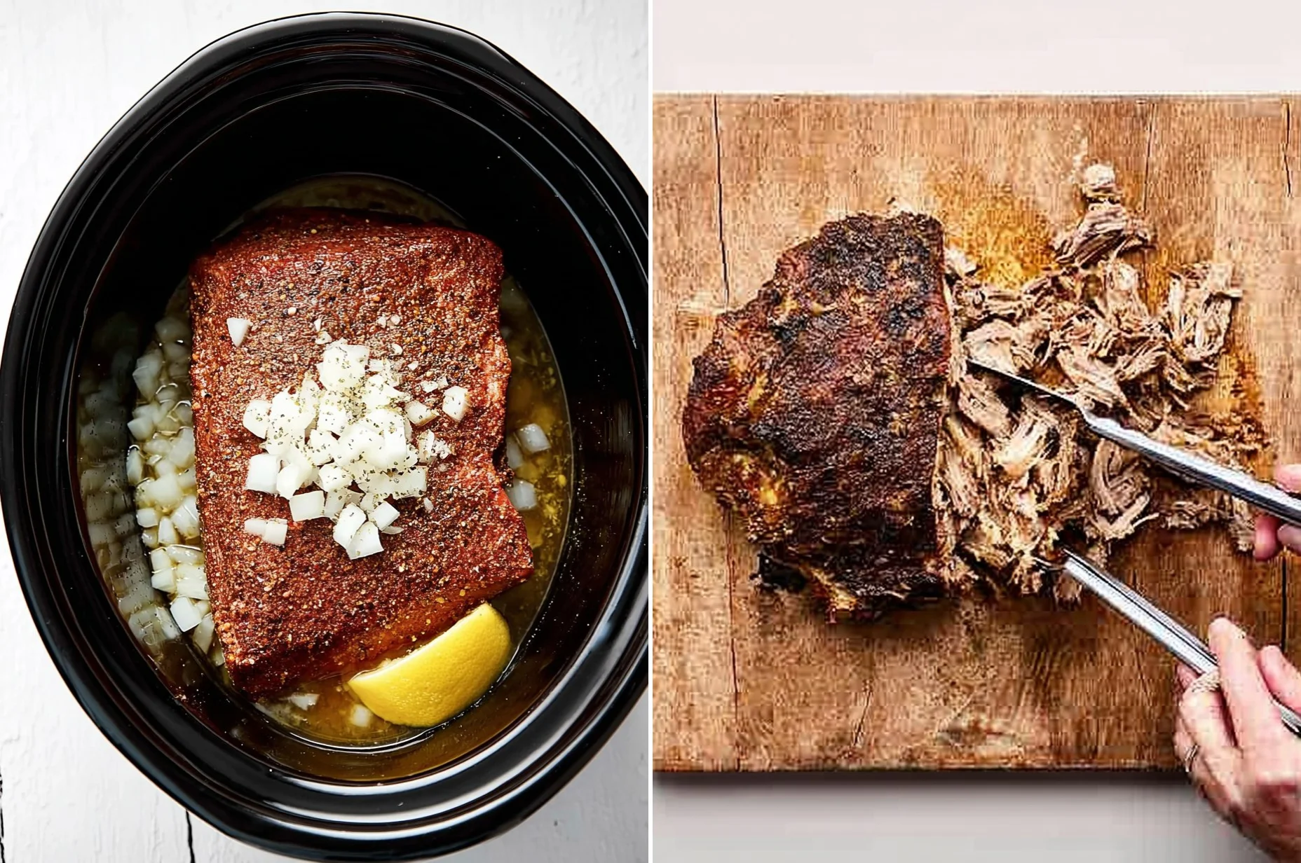 Slow Cooker Pulled Pork | Easy 6-Ingredient Set-It & Forget-It BBQ