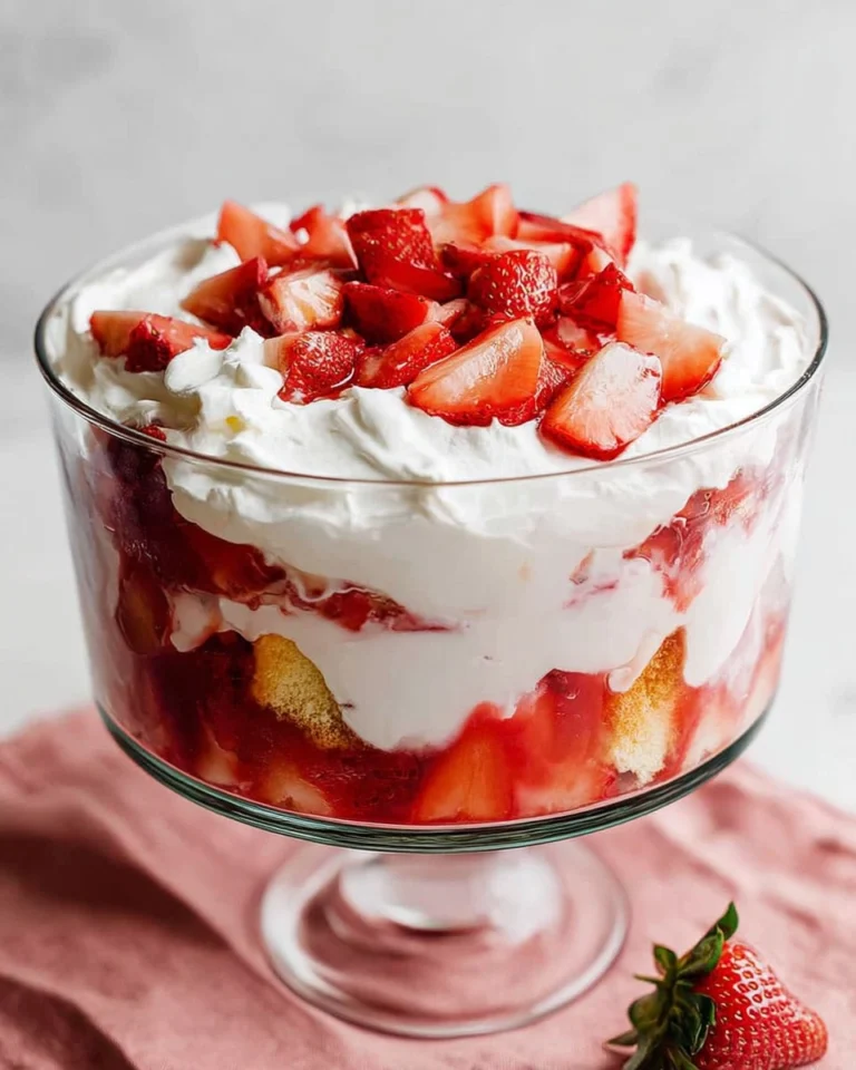 Strawberry Shortcake Trifle with Angel Food Cake 95 Strawberry-Shortcake-Trifle-with-Angel-Food-Cake-Recipe