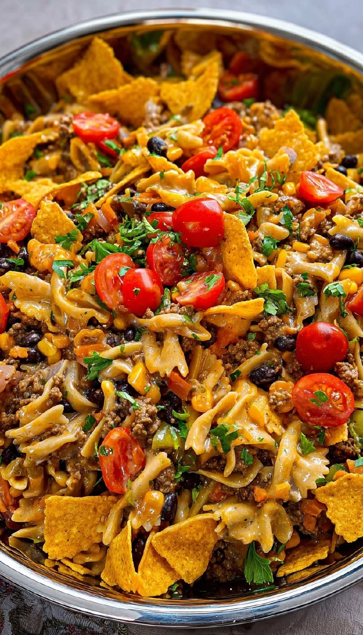 Taco Pasta Salad (Easy Summer Version)