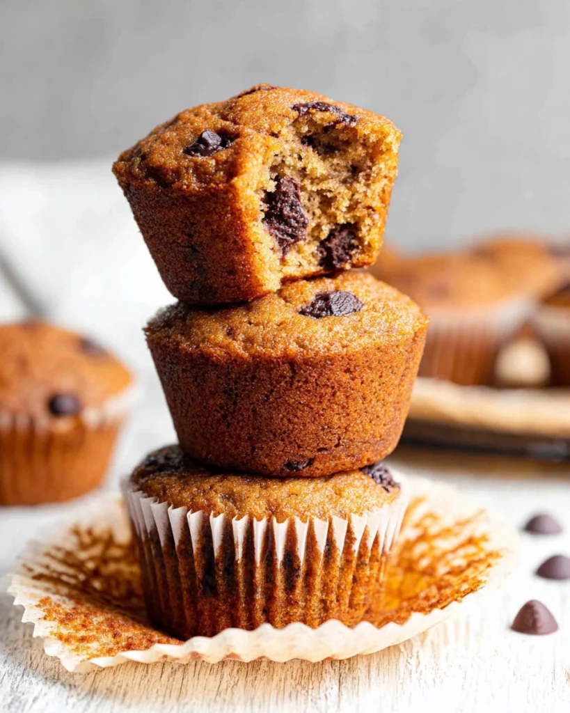 Almond-Flour-Chocolate-Chip-Muffins-Soft-Moist-Easy-One-Bowl-Recipe