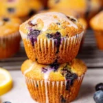 Almond-Flour-Lemon-Blueberry-Muffins-Paleo-Soft-Moist-Recipe
