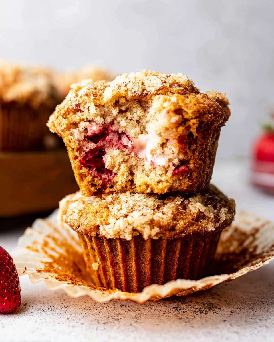 Almond Flour Strawberry Muffins