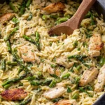 Asparagus-Orzo-with-Chicken-Recipe