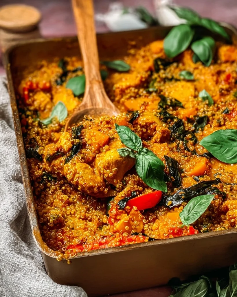 BAKED-CHICKEN-CURRY-WITH-QUINOA-Recipe