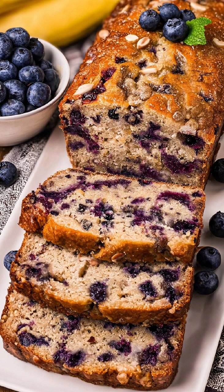 Blueberry Banana Bread