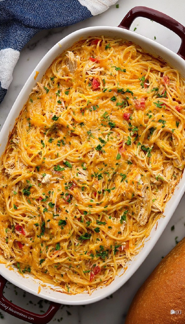 Chicken Spaghetti That Makes Dinner So Easy