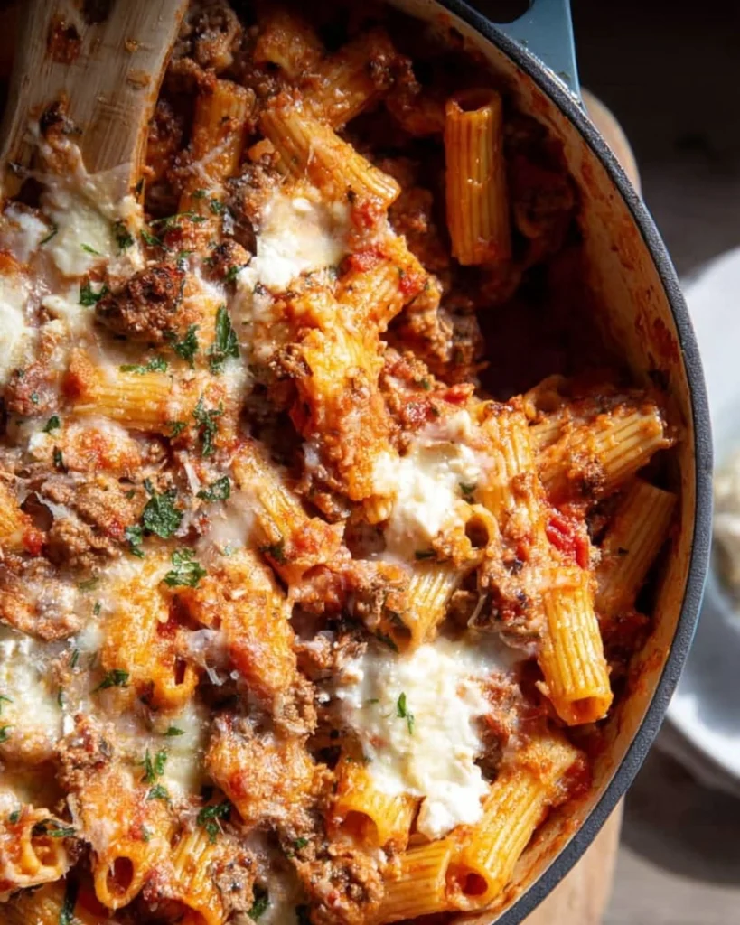 Cottage-Cheese-Pasta-Bake-Recipe