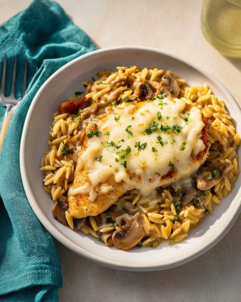 Creamy-Chicken-Orzo-Bake-Recipe