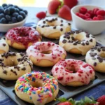 Easy Pancake Donuts (Made with Pancake Mix!) 46 Easy-Pancake-Donuts-Made-with-Pancake-Mix-Recipe