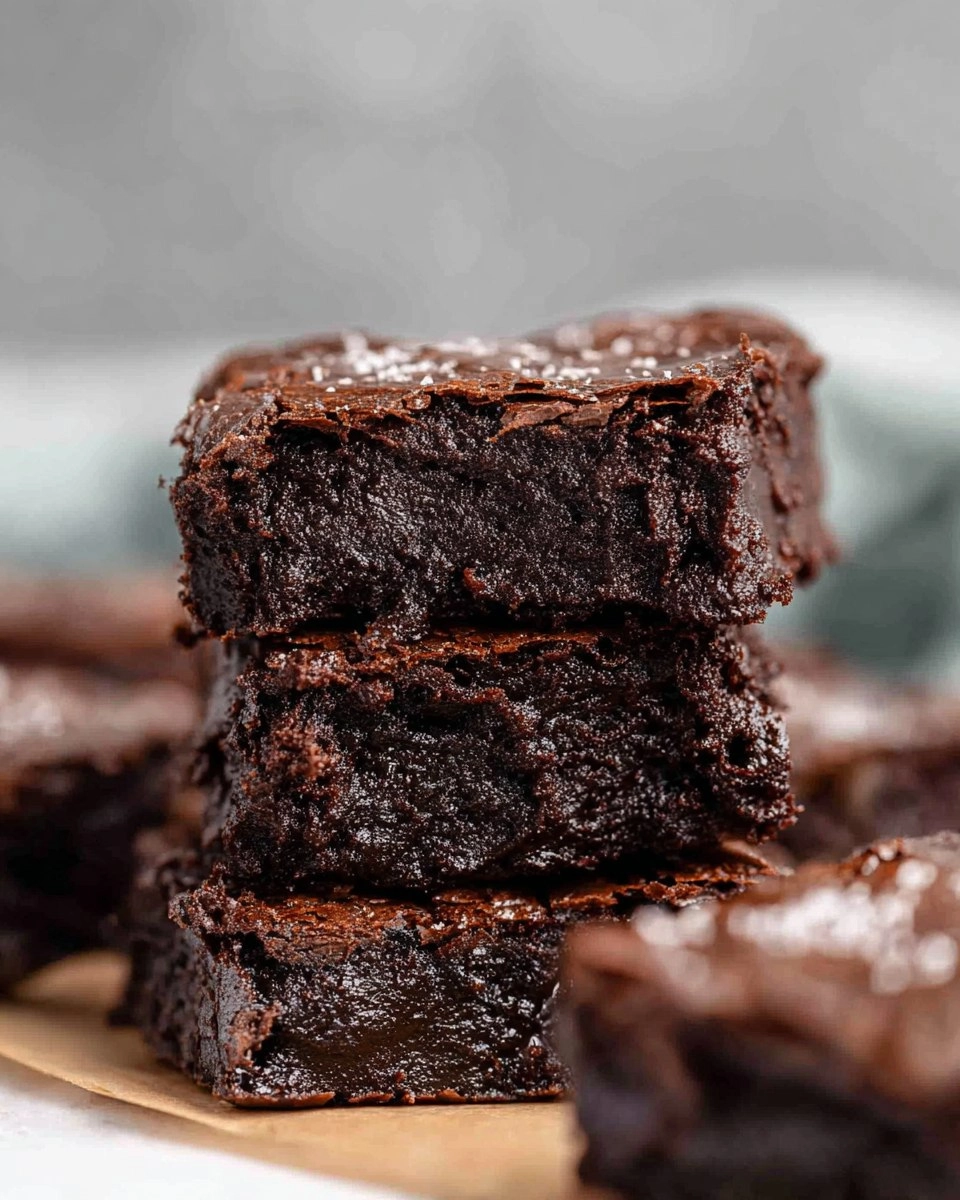 Fudgy Vegan Brownies (Applesauce Brownies)