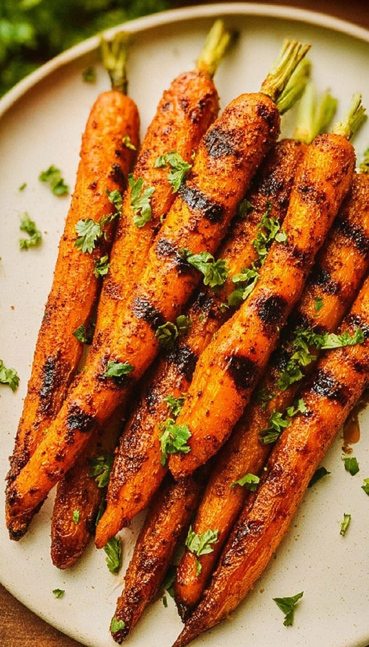 Grilled Carrots with Cinnamon & Chipotle 70 Grilled Carrots with Cinnamon & Chipotle