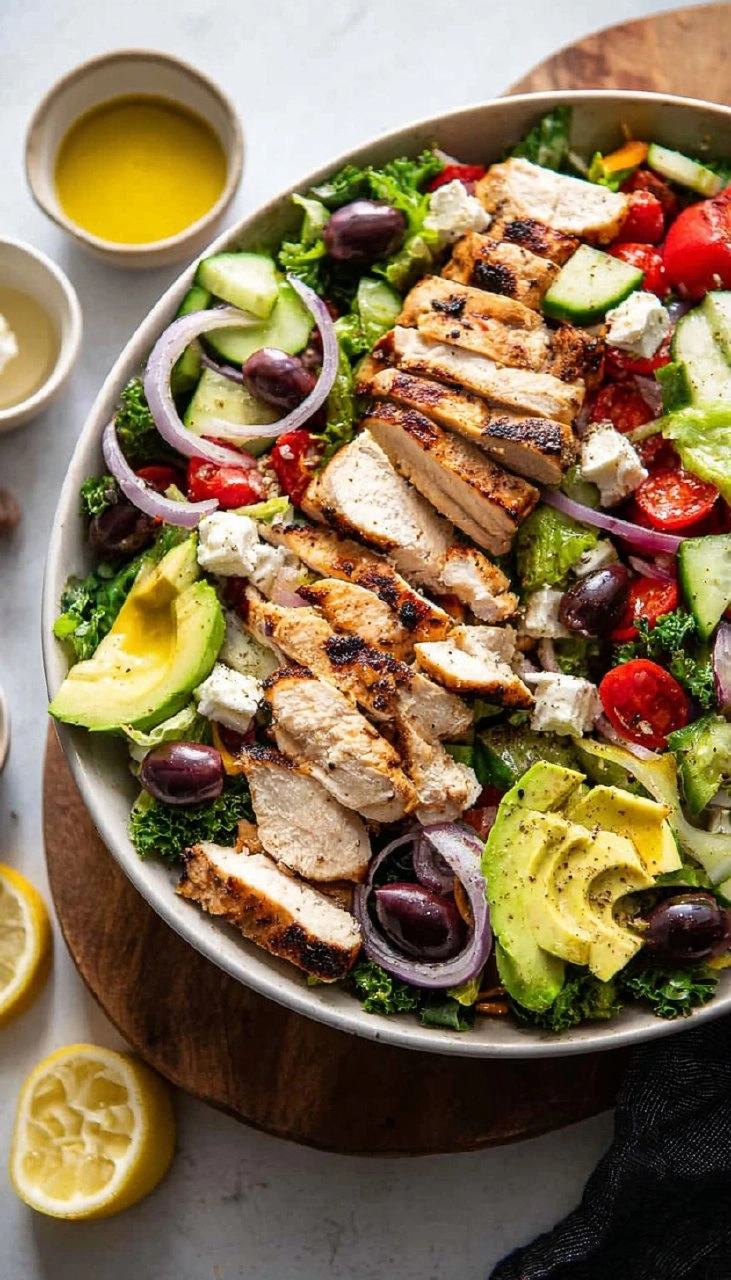 Healthy Greek Chicken Salad (High Protein, Easy Meal Prep)
