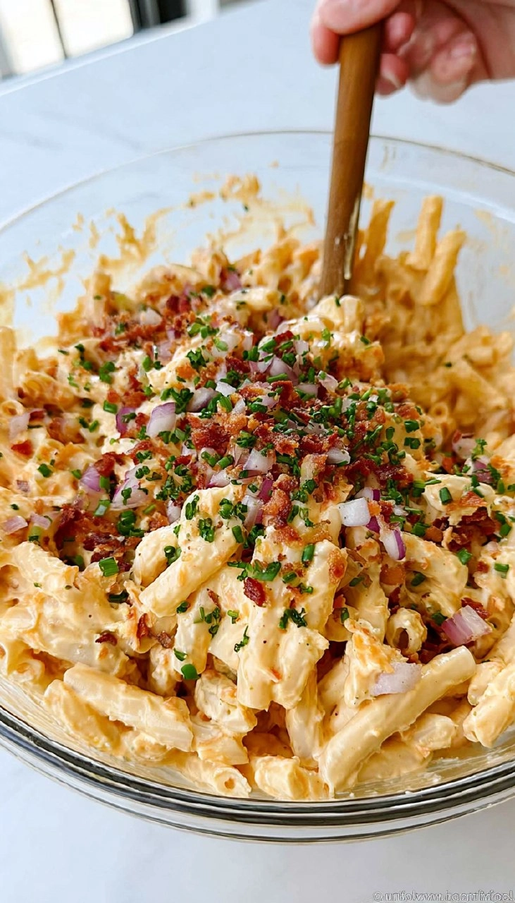 Pimento Cheese Pasta Salad