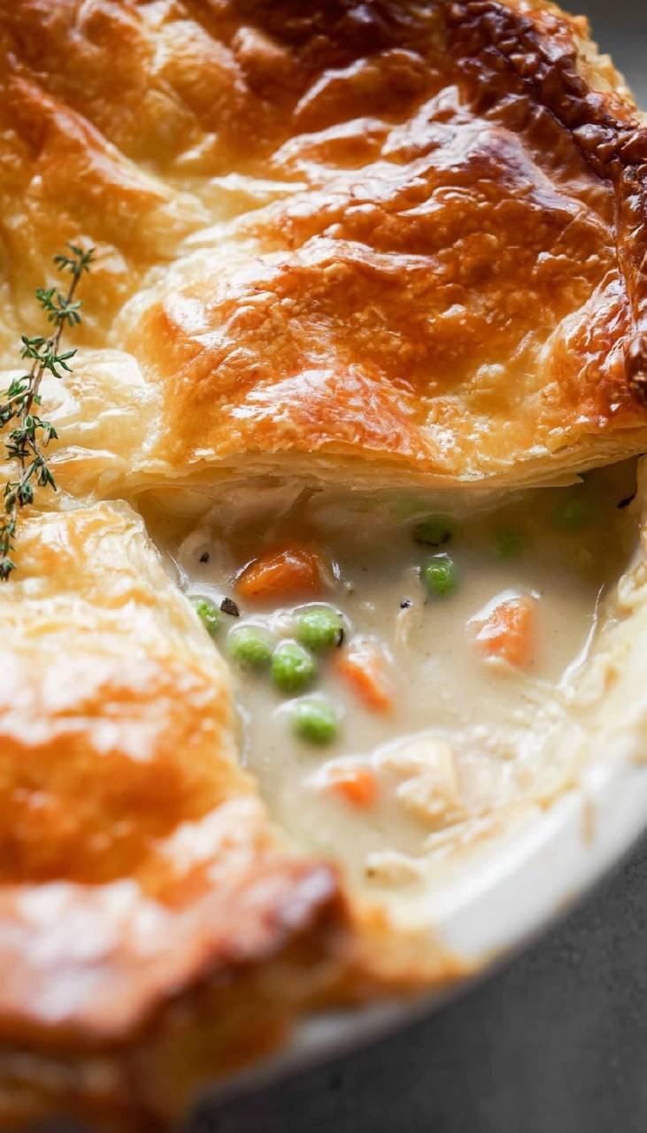 Puff Pastry Chicken Pot Pie
