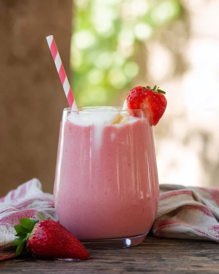 Strawberry Banana Smoothie with Yogurt 84 Strawberry-Banana-Smoothie-with-Yogurt-Recipe