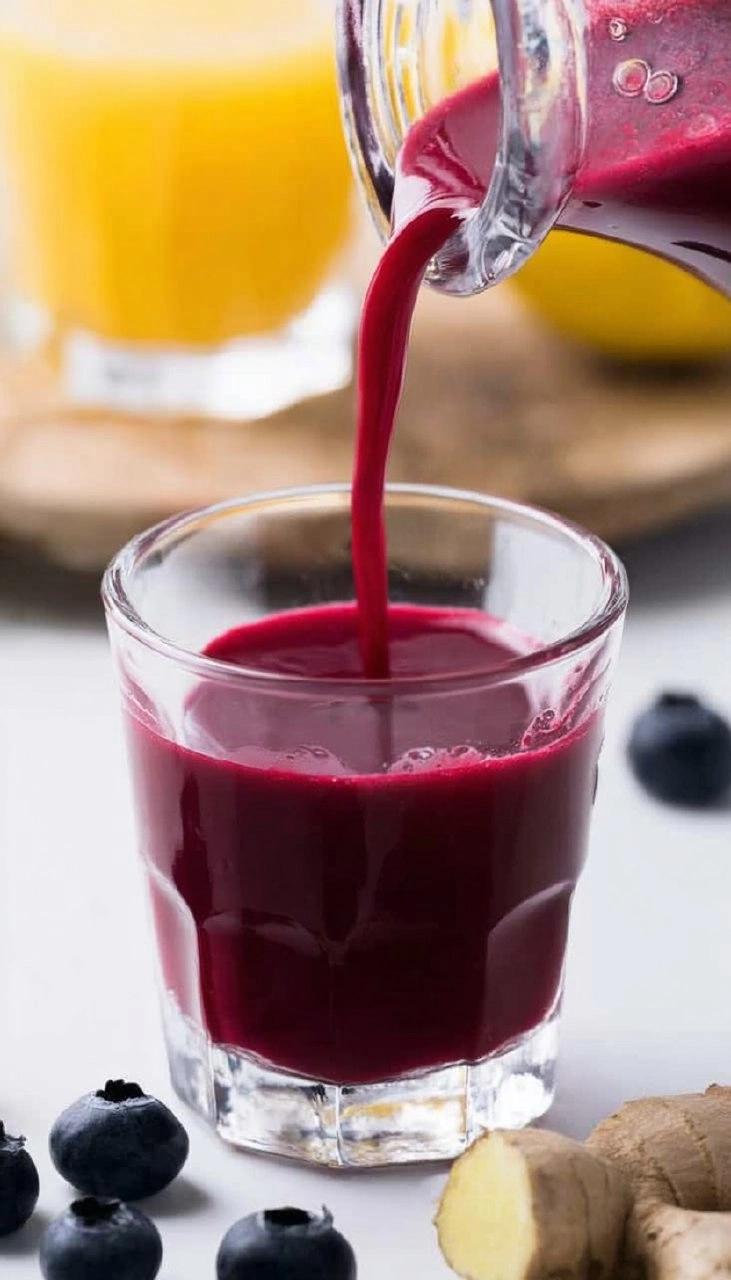 Superfood Blueberry Lemon Shot