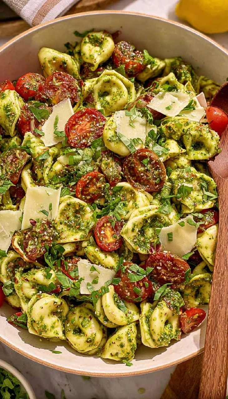 Tortellini Pesto Salad