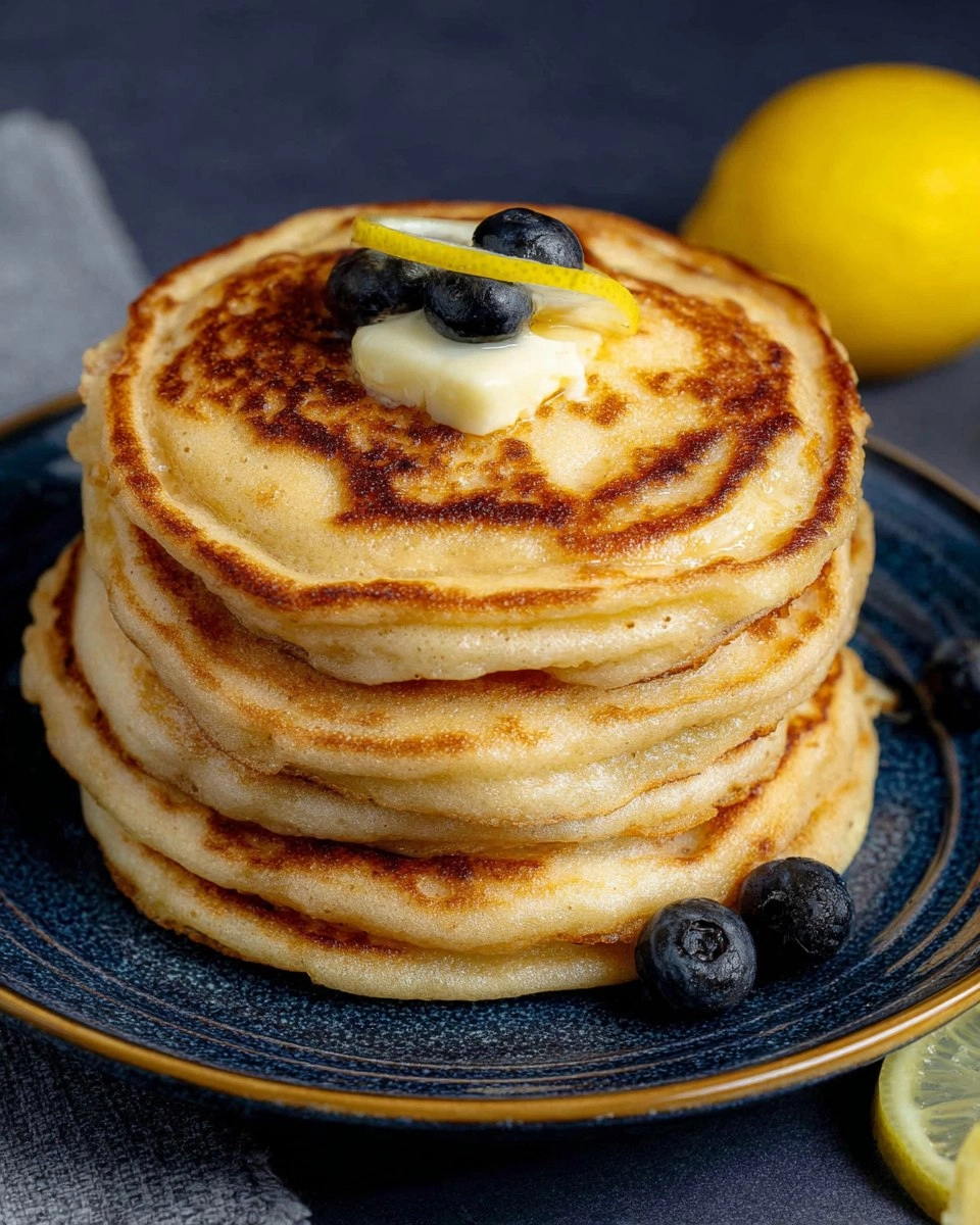 Vegan Lemon Ricotta Pancakes