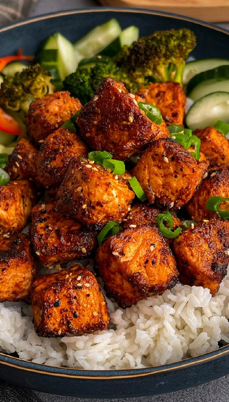 Air Fryer Salmon Bites