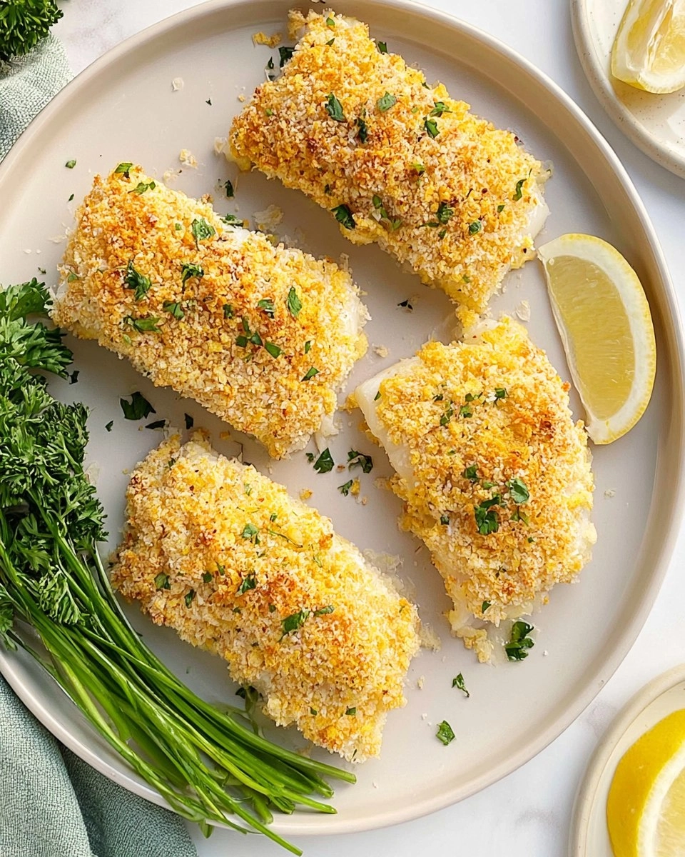 Baked Cod With Panko Bread Crumbs