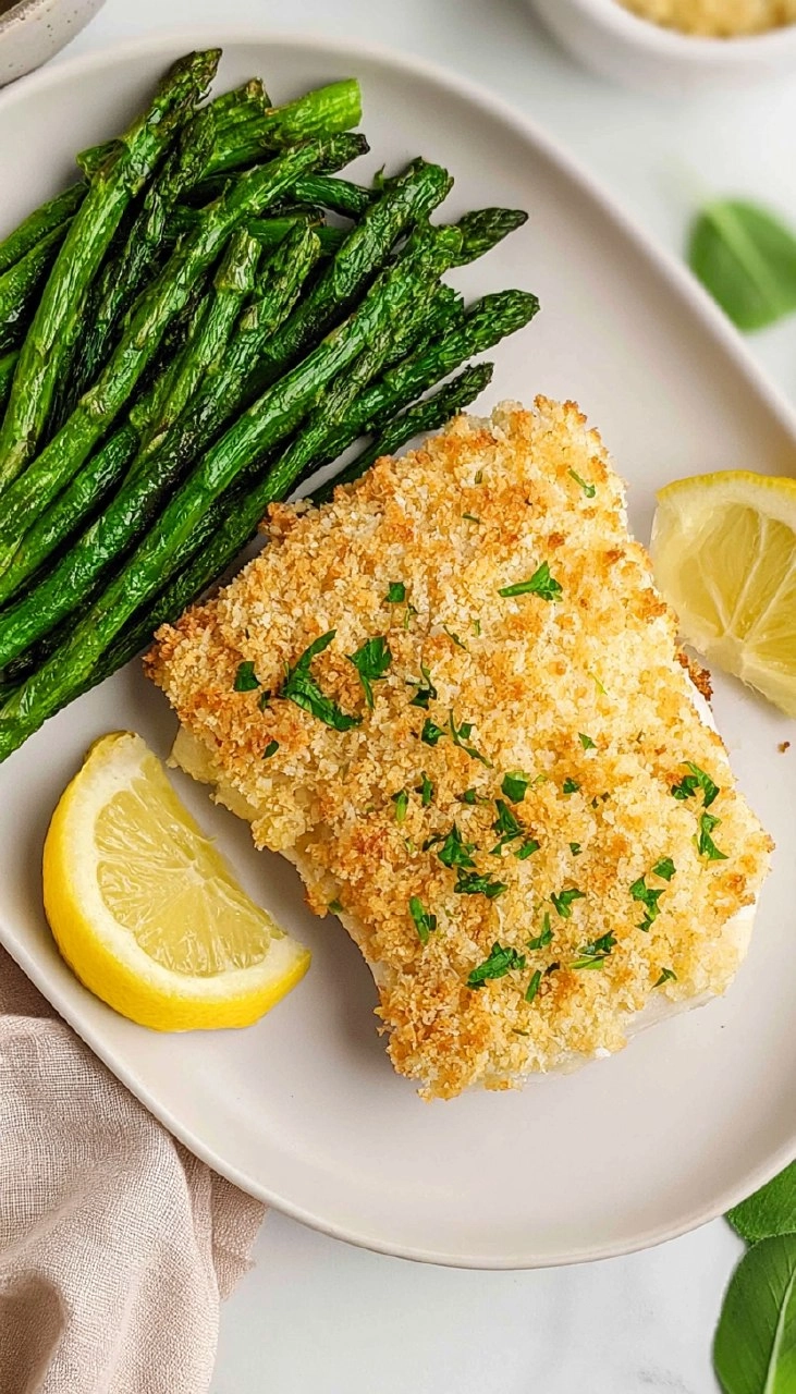 Baked Cod With Panko Bread Crumbs
