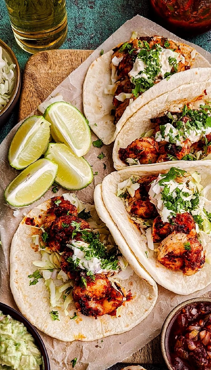 Blackened Shrimp Tacos