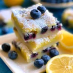 Blueberry-Lemon-Bars-Sweet-Tart-Picnic-Dessert-Squares-Recipe