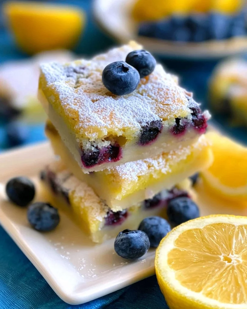Blueberry-Lemon-Bars-Sweet-Tart-Picnic-Dessert-Squares-Recipe