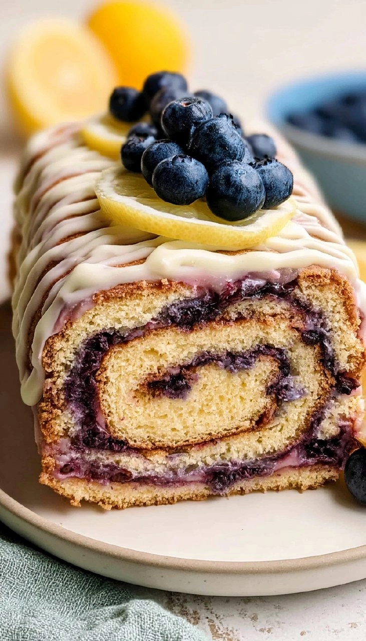 Blueberry Lemon Icebox Cake