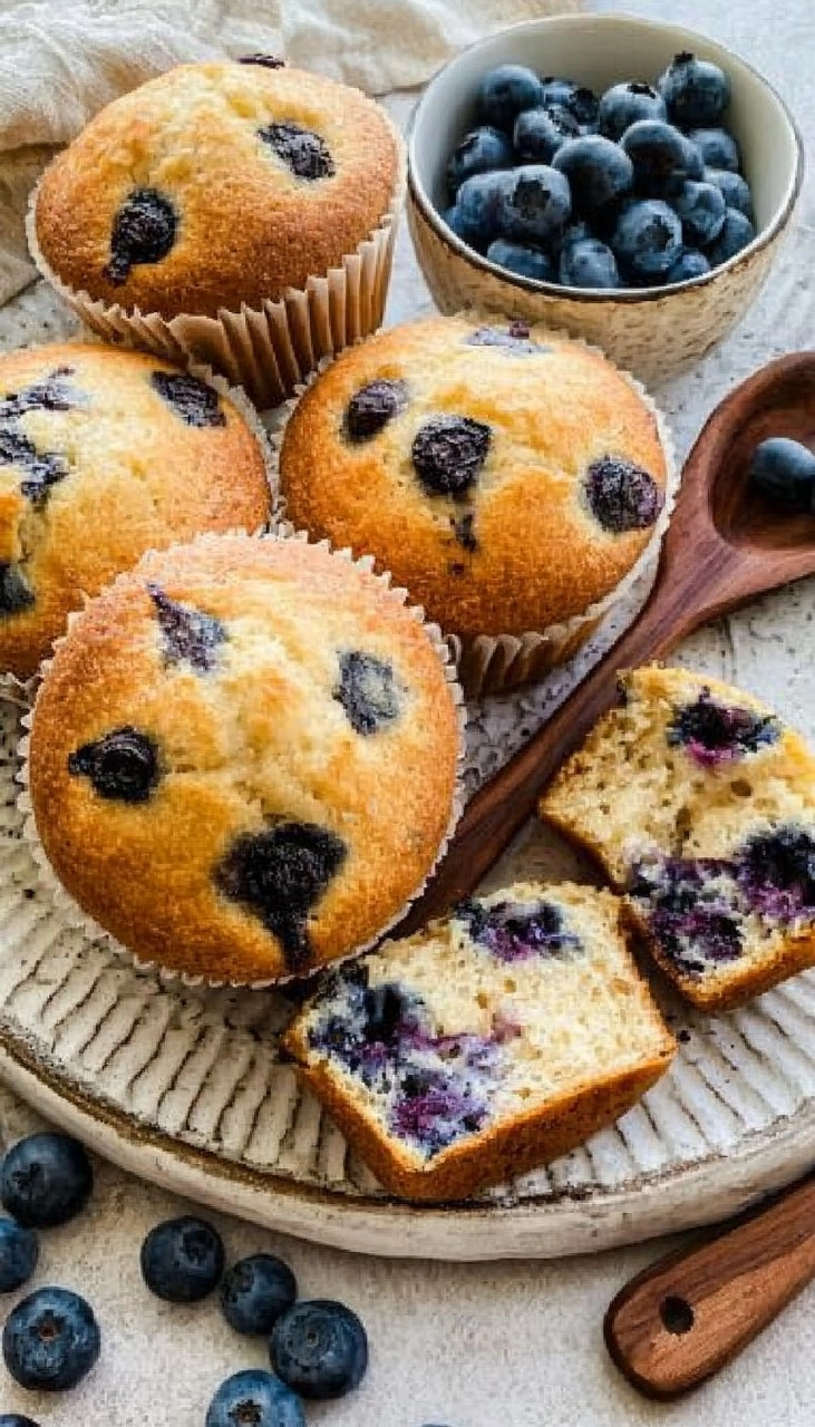 Blueberry Yogurt Muffins