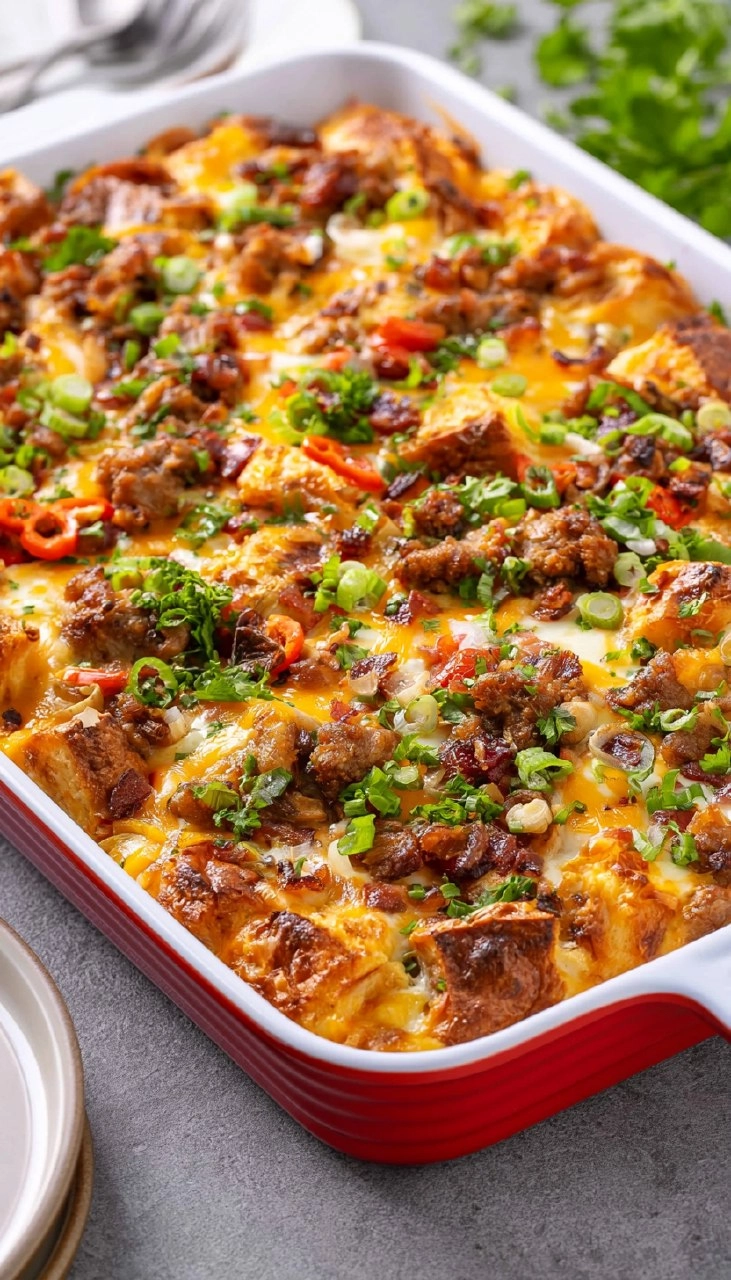 Breakfast Casserole | Easy Make-Ahead Father’s Day Brunch Bake